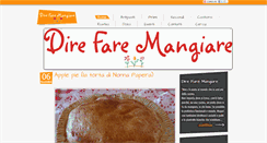 Desktop Screenshot of direfaremangiare.org